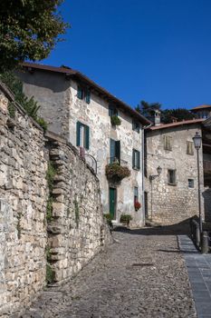 Glimpse of an ancient Italian village located near Milan.
