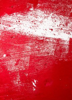 Red painted wall paper texture background, may use as abstract background.