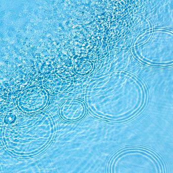 Blue circle water ripple background