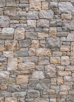 Decorative and irregular stone wall. Ideal for textures and backgrounds.