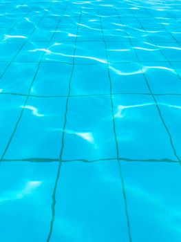 Background surface water in the pool from above