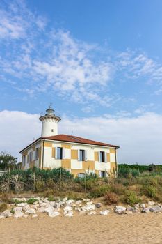 Lighthouse of Bibione (VENEZIA), ITALY - August 24, 2018