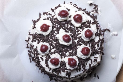 piece of a black forest cake