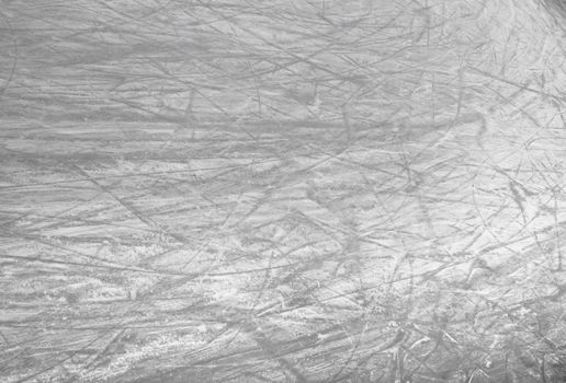 Scratches of skates on the ice of skating-rink. Ideal for concepts and backgrounds.