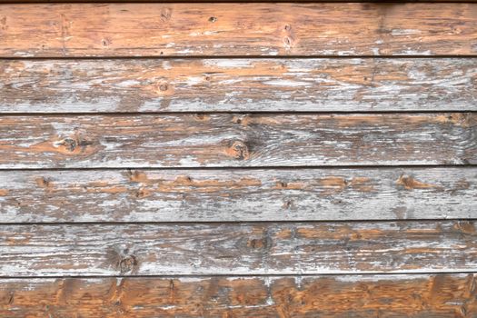 Rustic wooden background, scratched and damaged by time