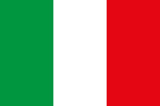 Italy national flag. Official state symbol of country.