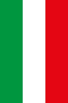 Vertical italian flag. Italy national flag. Official state symbol of country.