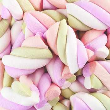 Marshmallow background. Colorful marshmallows candy for background uses.