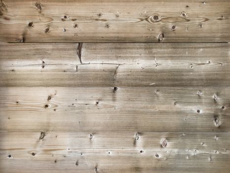 Wooden background. Texture with an old, rustic, brown planks.