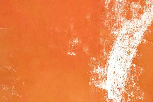 Orange painted grunge texture. Orange painted wall paper texture background.