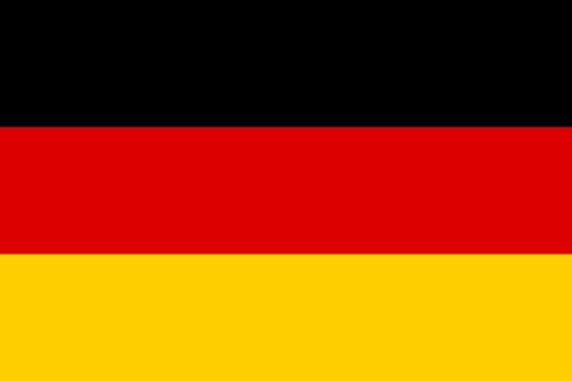 Germany national flag. Official state symbol of country.