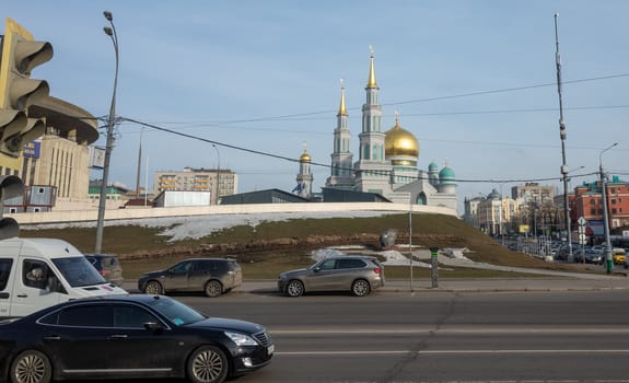 March 18, 2019, Moscow, Russia. Moscow Cathedral Mosque