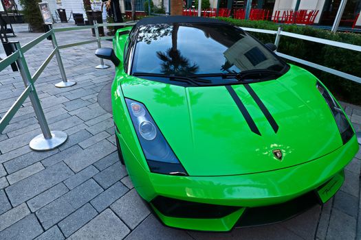 Las Vegas,NV/USA - Oct 10,2016 : Lamborghini sports model car photo shoot at Las Vegas.