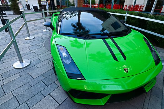 Las Vegas,NV/USA - Oct 10,2016 : Lamborghini sports model car photo shoot at Las Vegas.