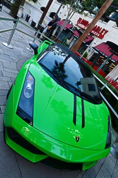 Las Vegas,NV/USA - Oct 10,2016 : Lamborghini sports model car photo shoot at Las Vegas.