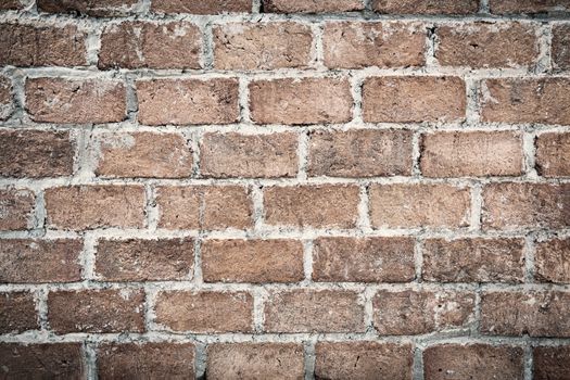 Abstract red brick wall texture light gray old stucco and vintage brickwork pattern background in home interior, grunge rusty blocks of stonework grey color panoramic wide wallpaper