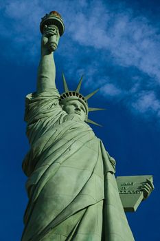 The Statue of Liberty is a colossal copper statue designed by Auguste Bartholdi a French sculptor was built by Gustave Eiffel.Dedicated on Oct 28, 1886.One of most famous icons of the 4th of July USA.