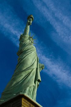 The Statue of Liberty is a colossal copper statue designed by Auguste Bartholdi a French sculptor was built by Gustave Eiffel.Dedicated on Oct 28, 1886.One of most famous icons of the 4th of July USA.