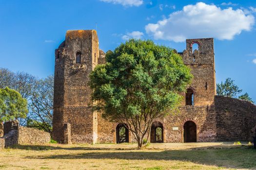 The famous Fasilides Castle in Gonder