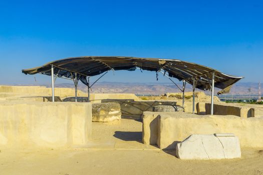 View of an ancient Egyptian house in Tel Bet Shean, now a National Park. Northern Israel