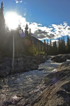 The most beautiful waterfall in Europe. Rjukandefossen in Hemsedal, Buskerud, Norway.