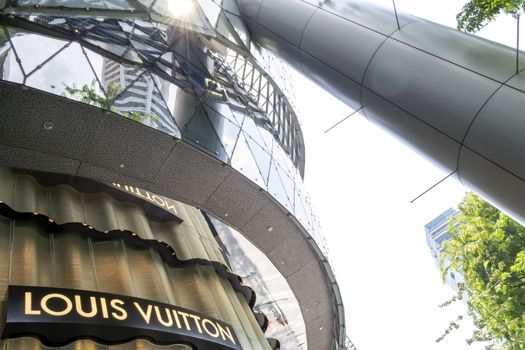 Kuala Lumpur, Malaysia, November 2013: Louis Vuitton store front in upscale shopping area