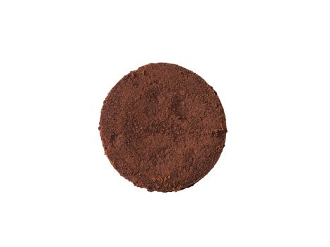 Soil isolated on white background with clipping path