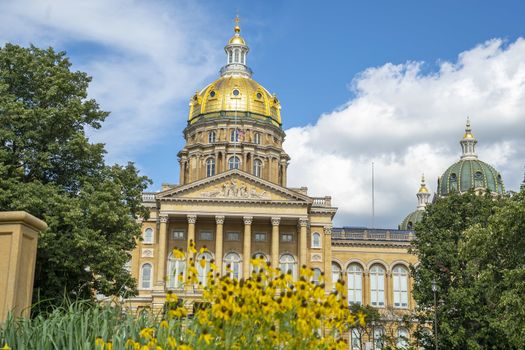 July 19, 2020 - Des Moines, Iowa, USA: The Iowa State Capitol is the state capitol building of the U.S. state of Iowa.