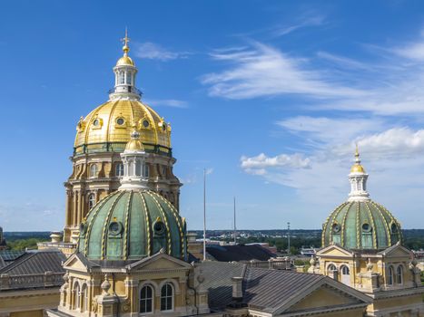 July 19, 2020 - Des Moines, Iowa, USA: The Iowa State Capitol is the state capitol building of the U.S. state of Iowa. default