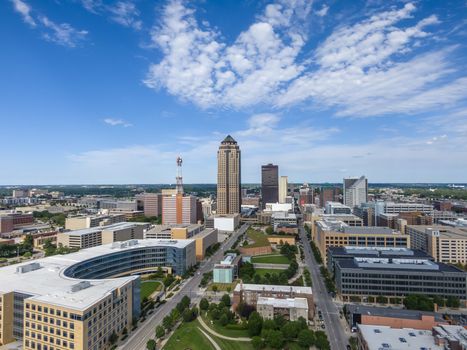 July 19, 2020 - Des Moines, Iowa, USA: Des Moines is the capital of Iowa. It was incorporated on September 22, 1851, as Fort Des Moines, which was shortened to "Des Moines" in 1857default