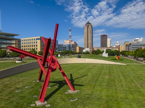 July 19, 2020 - Des Moines, Iowa, USA: Des Moines is the capital of Iowa. It was incorporated on September 22, 1851, as Fort Des Moines, which was shortened to "Des Moines" in 1857default