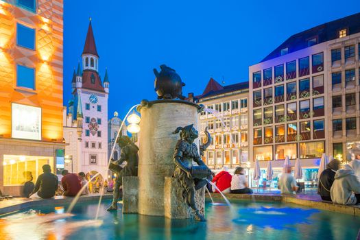 Old Town Hall at Marienplatz Square in Munich, Germany