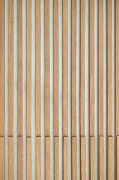 Wood battens wall pattern texture. interior design decoration background