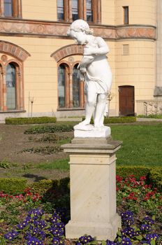 Marble sculpture Allegory of Water, Schwerin, Germany.