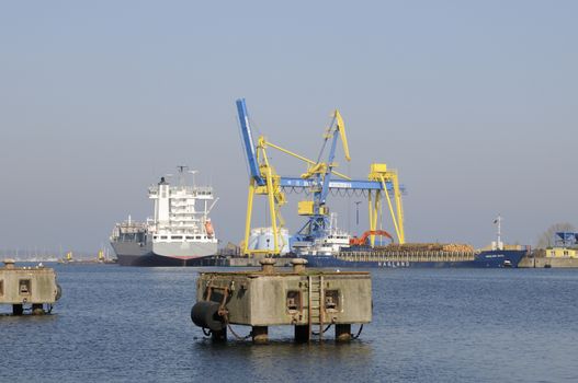 Port of Wismar, Germany.