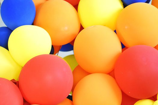 Bright bunch of Colorful balloons.