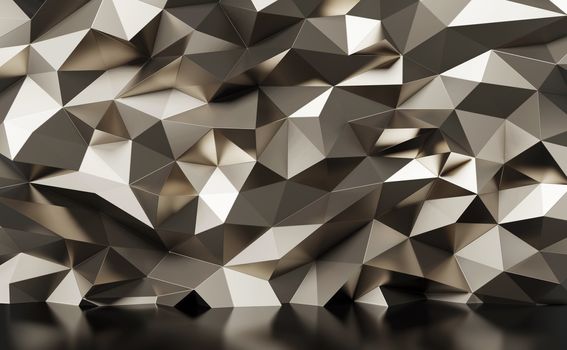 Metal wall background 3d render