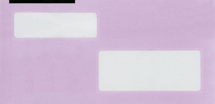 purple paper letter envelope for mail postage