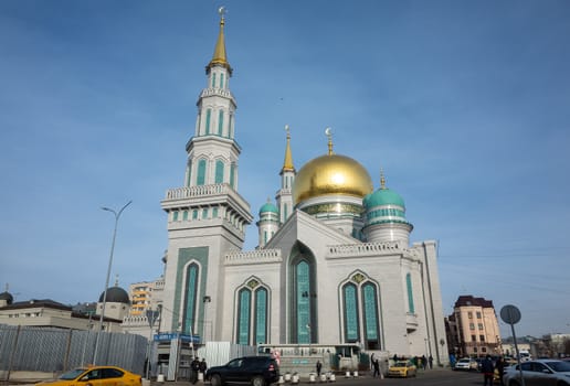 March 18, 2019, Moscow, Russia. Moscow Cathedral Mosque