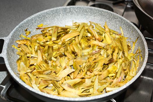 original italian fine cuisine artichokes salad