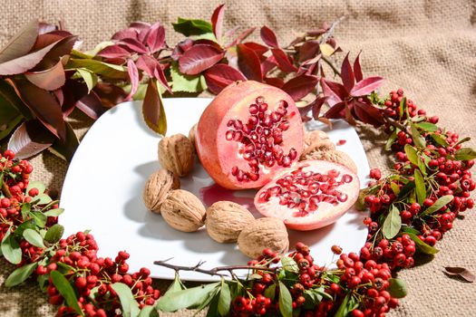 winter fruits freshly picked from Italian countryside