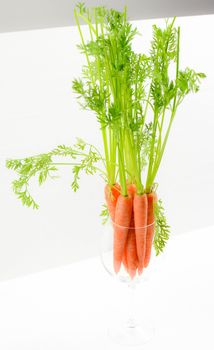 Natural carrots for a healthy diet