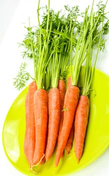 Natural carrots for a healthy diet