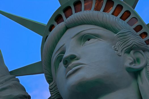 The Statue of Liberty is a colossal copper statue designed by Auguste Bartholdi a French sculptor was built by Gustave Eiffel.Dedicated on Oct 28, 1886.One of most famous icons of the 4th of July USA.