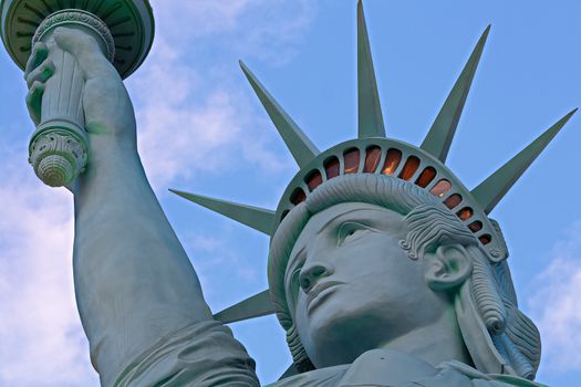 The Statue of Liberty is a colossal copper statue designed by Auguste Bartholdi a French sculptor was built by Gustave Eiffel.Dedicated on Oct 28, 1886.One of most famous icons of the 4th of July USA.