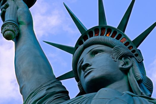 The Statue of Liberty is a colossal copper statue designed by Auguste Bartholdi a French sculptor was built by Gustave Eiffel.Dedicated on Oct 28, 1886.One of most famous icons of the 4th of July USA.