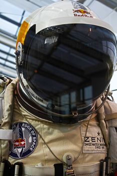 Los Angeles, CA/USA -Oct 12, 2016 :  Astronaut's Clothes on display at the California Science Center.