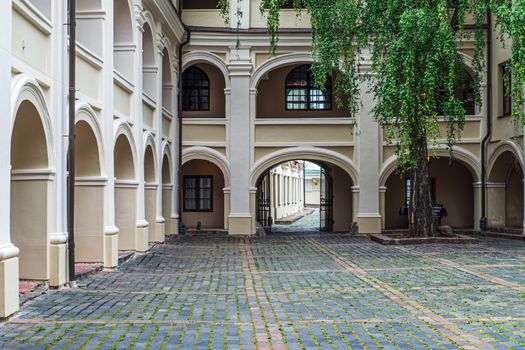 Enter in a Quiet Courtyard in The Heart of The Vilnius Old Town.