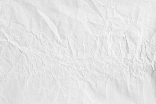 Crumpled white paper background texture