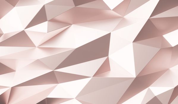 Rose gold metal background 3d render